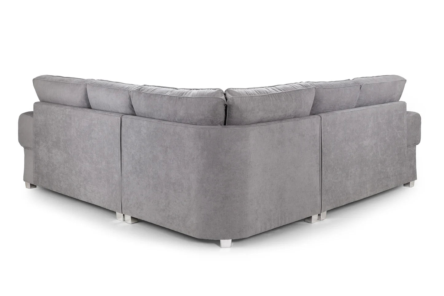 Verona Fullback Large Corner Sofa Grey