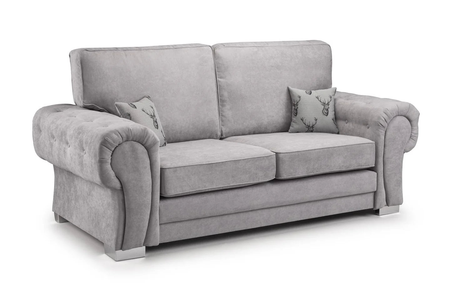 Verona Fullback 3 Seater Sofa Grey