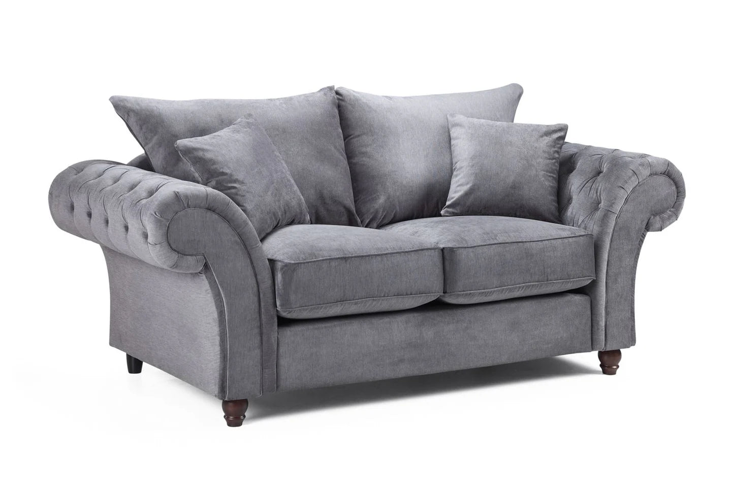 Windsor Fullback 2 Seater Sofa Grey