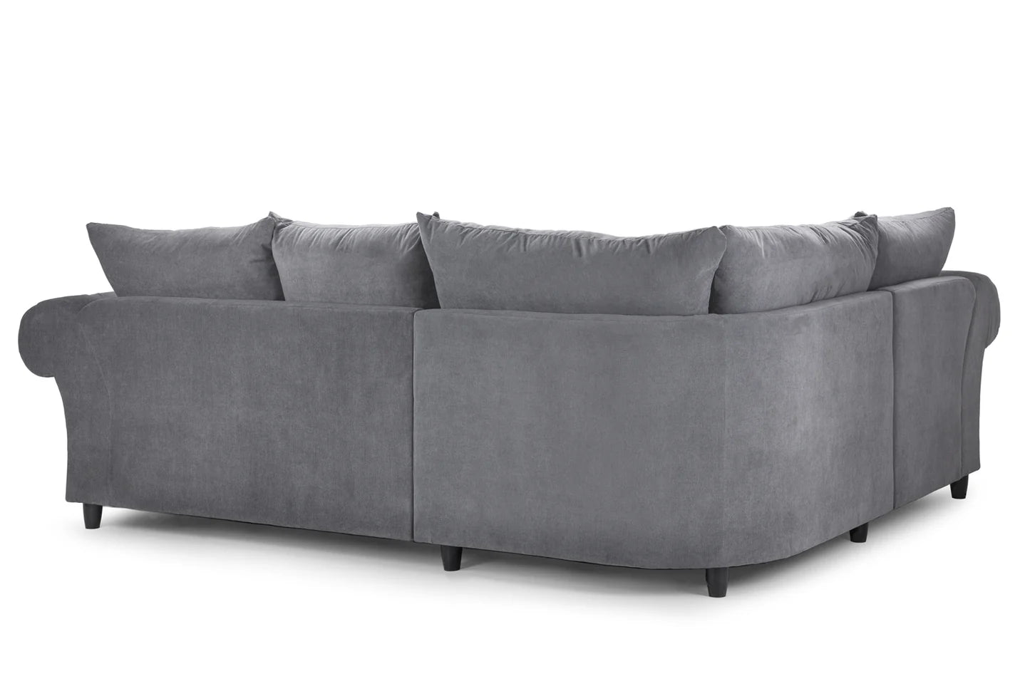 Windsor Fullback Left Hand Facing Corner Sofa Grey