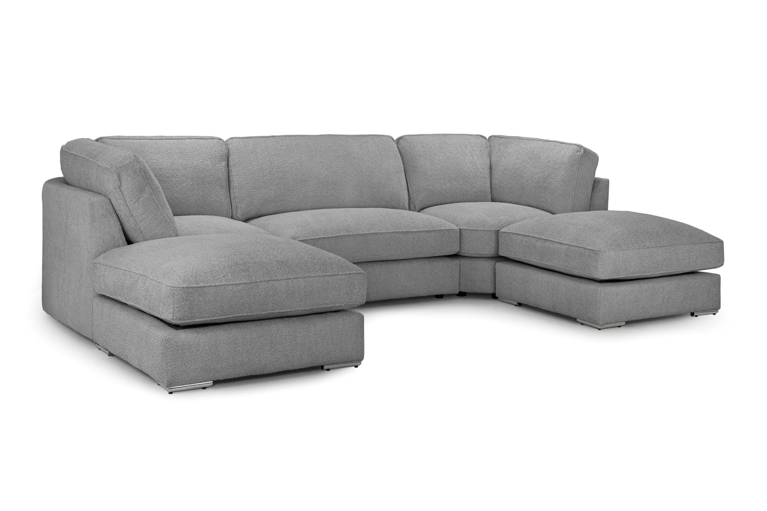 Inga Fullback Sofa Sofa Grey U Shape Corner