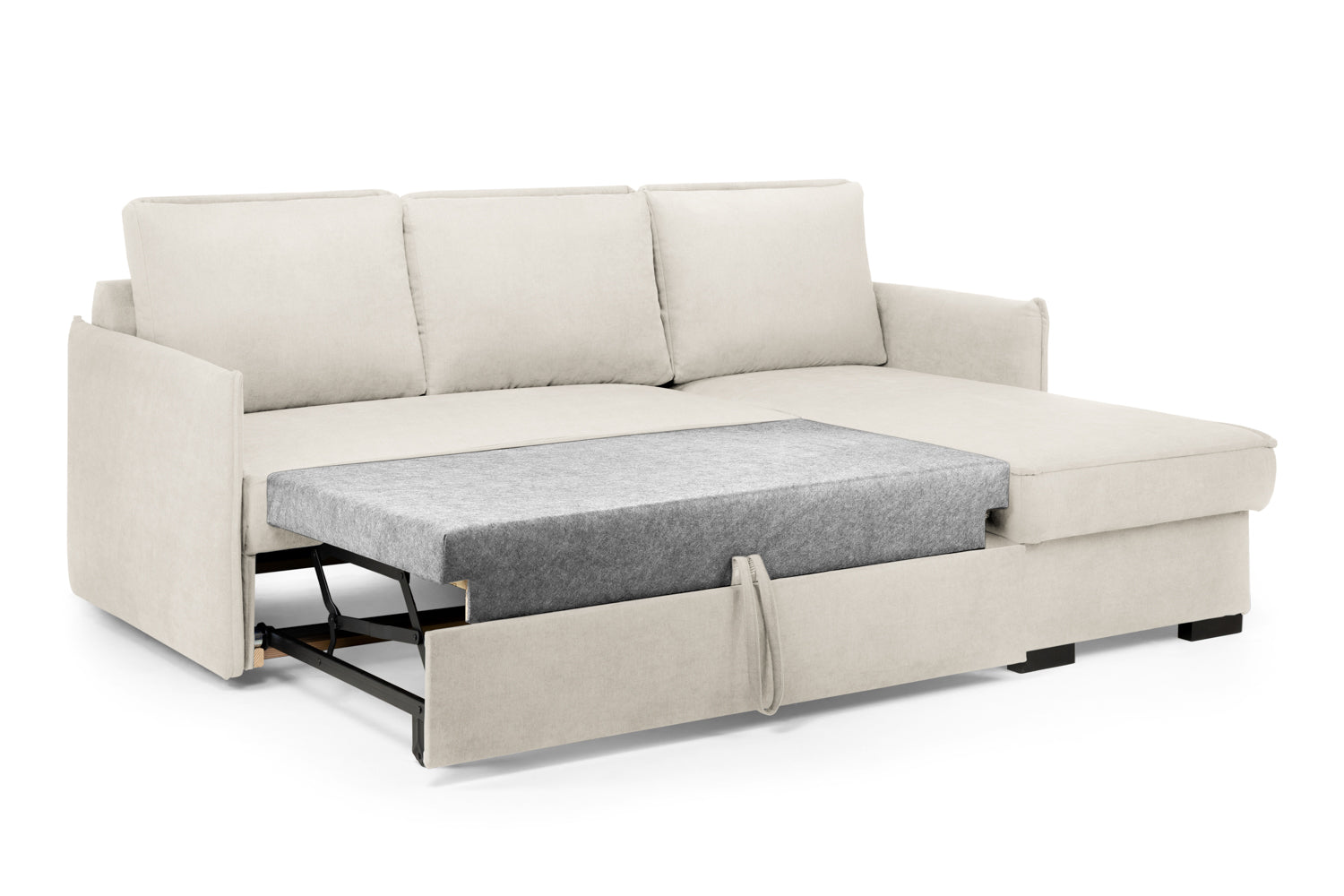 Miel Beige Universal Corner Sofabed