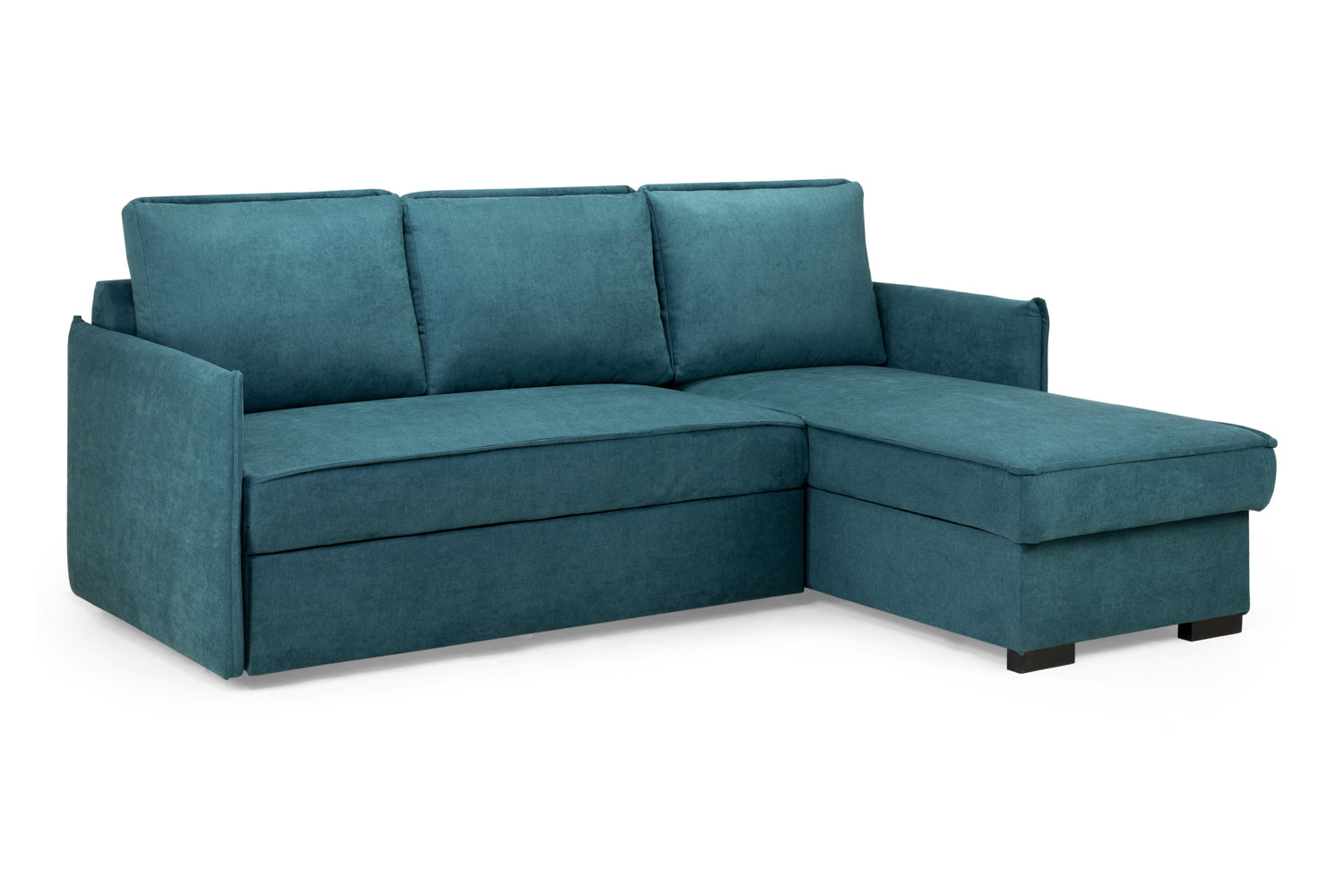 Miel Teal Universal Corner Sofabed