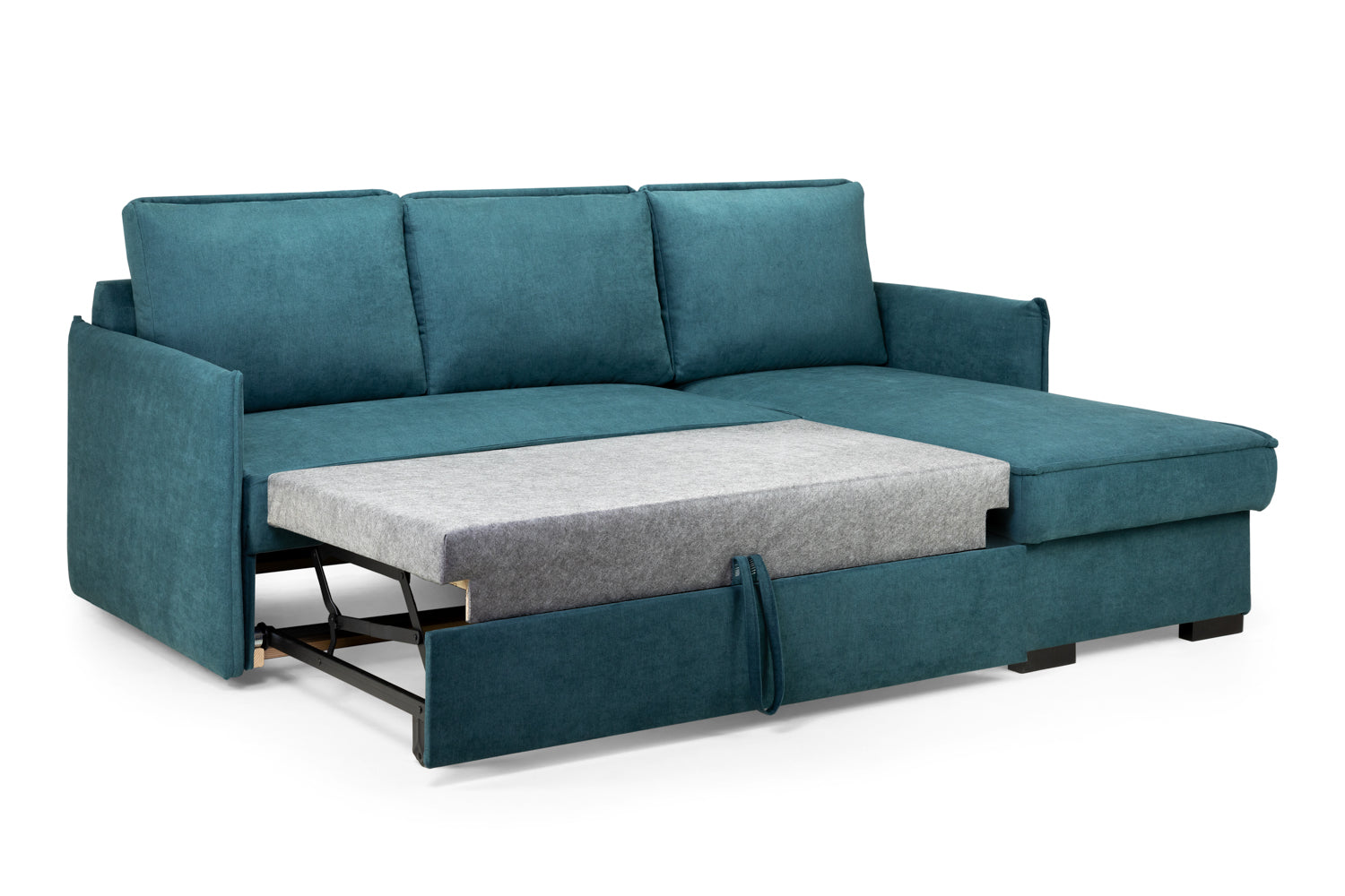 Miel Teal Universal Corner Sofabed