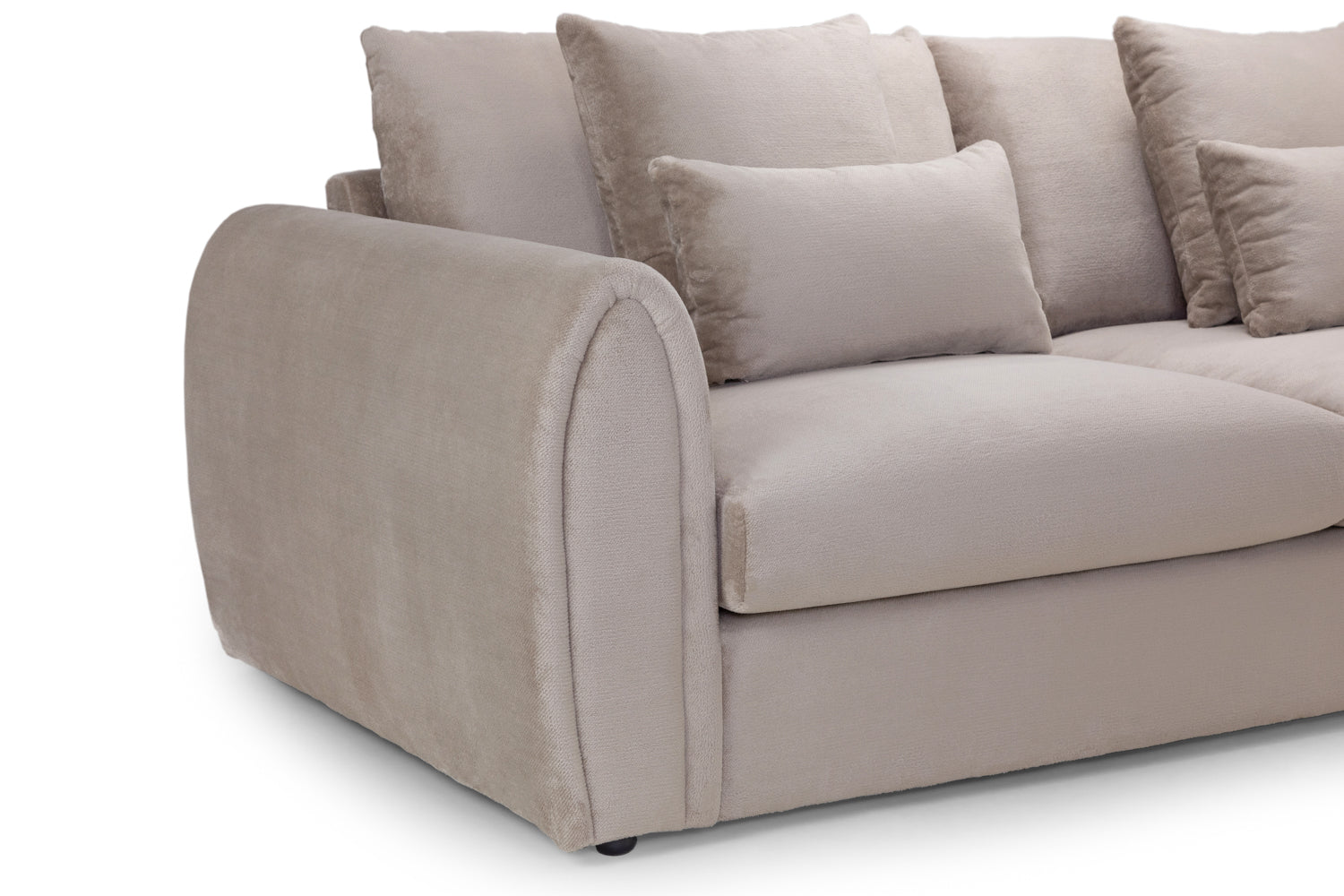 Mirabel Sofa Mocha Left Hand Facing Corner