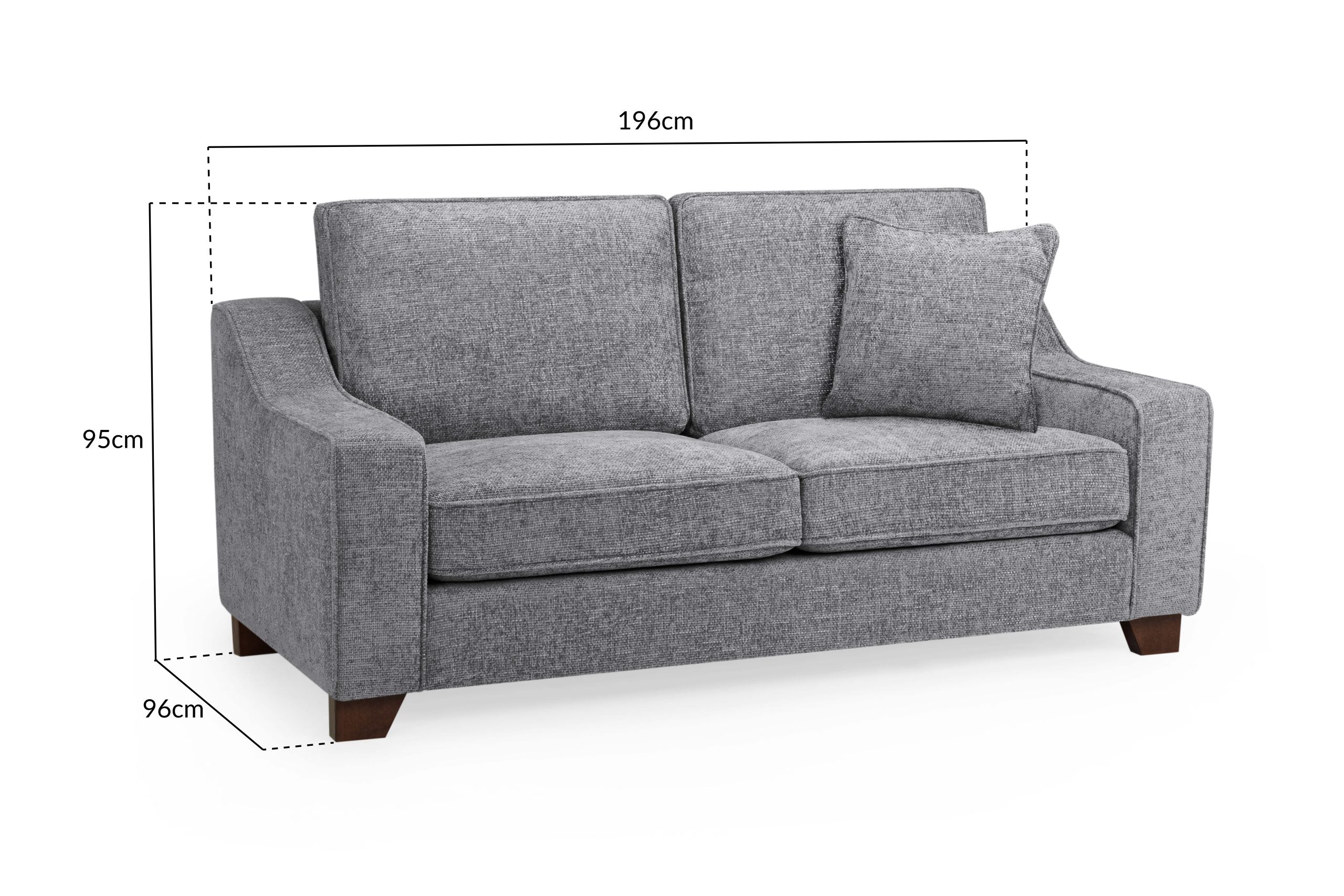 Nebraska 3+2 sofa Set Grey