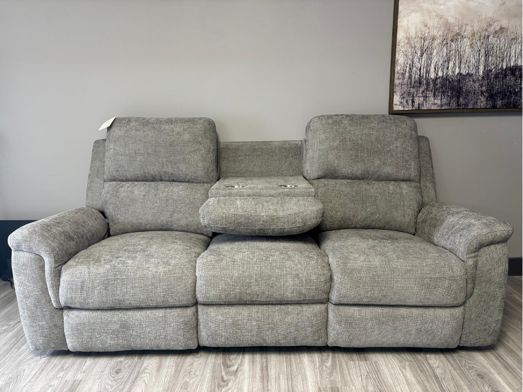 Oakham Grey Fabric 3+2 Set Electric Recliner