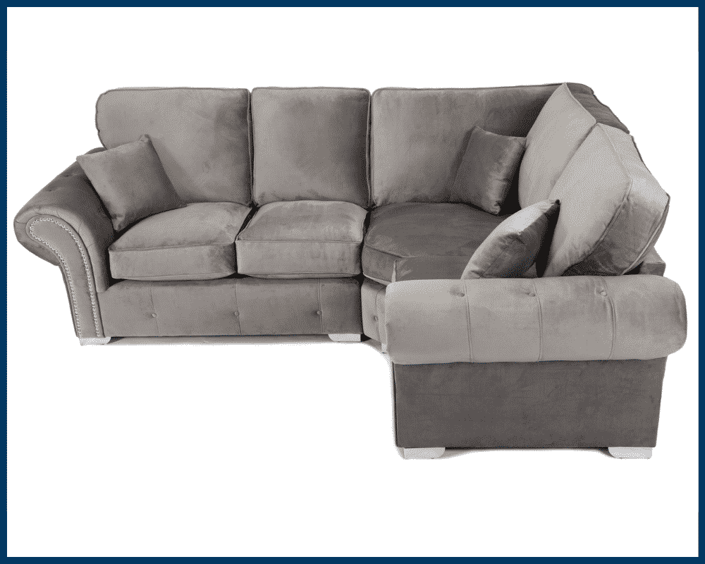 Oakland 1C2 Or 2c1 Corner Sofa Plush Grey