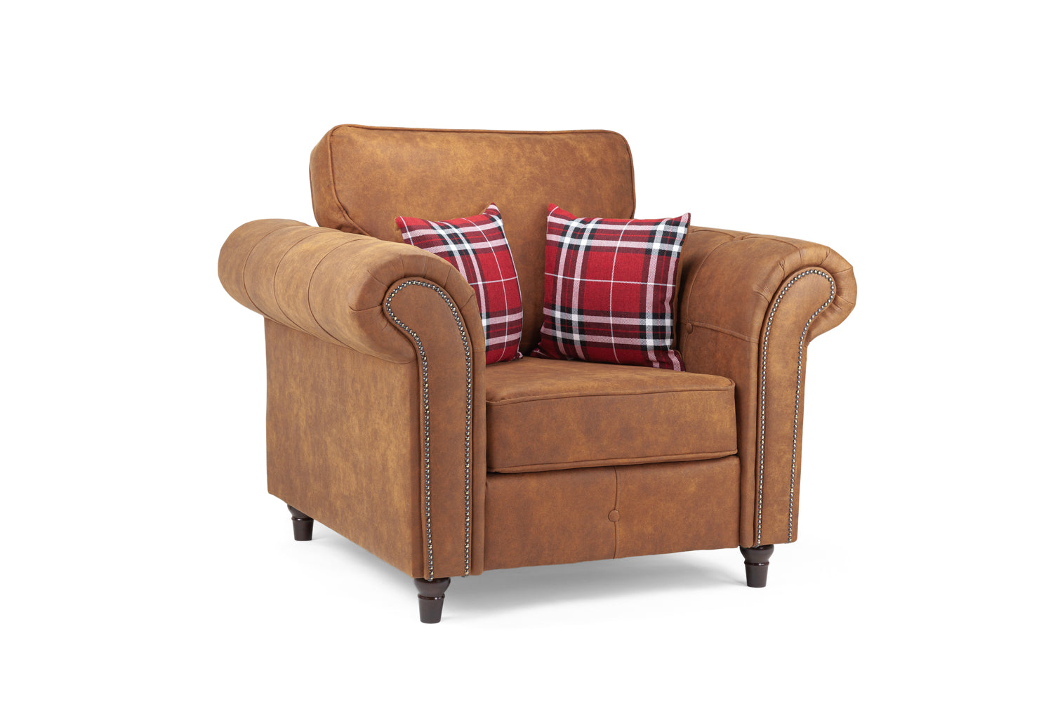 Oakland Sofa Tan Armchair