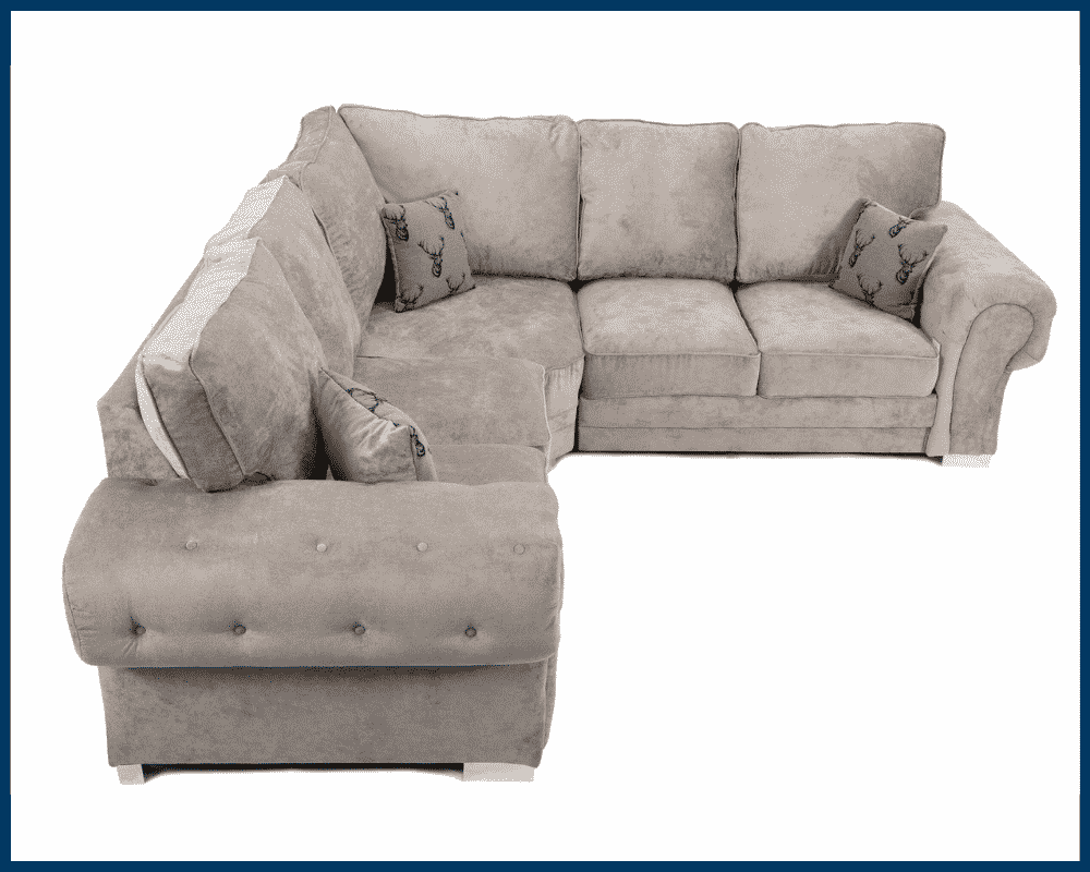 Verona Corner Sofa – Mink Fullback