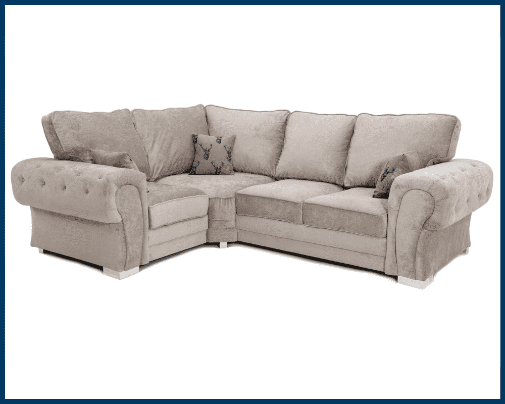 Verona Corner Sofa – Mink Fullback