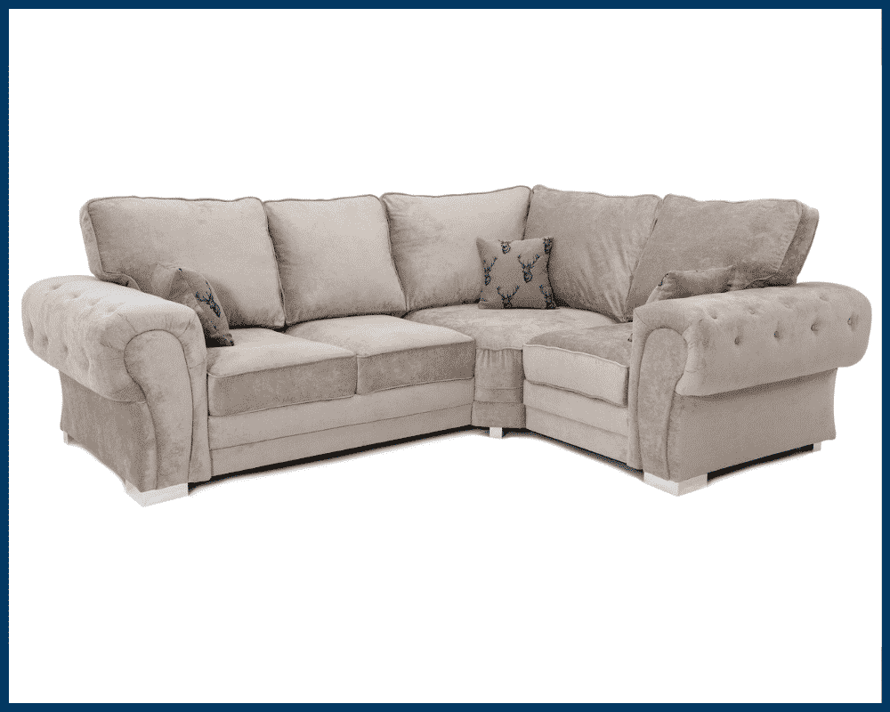 Verona Corner Sofa – Mink Fullback