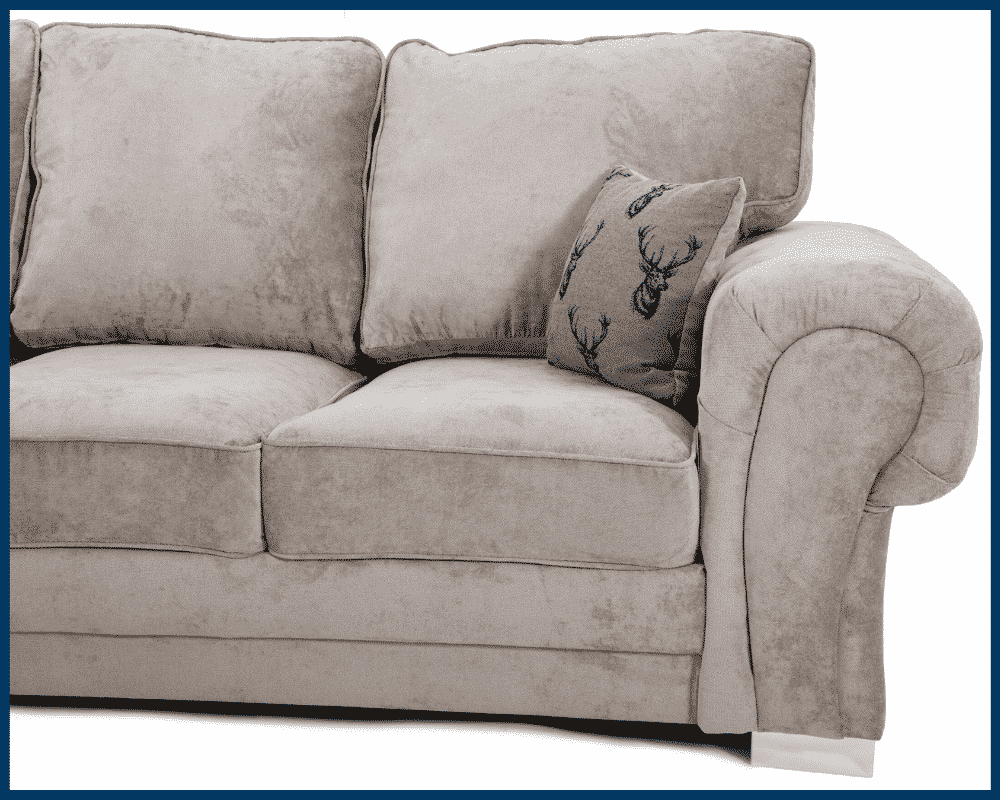 Verona Corner Sofa – Mink Fullback