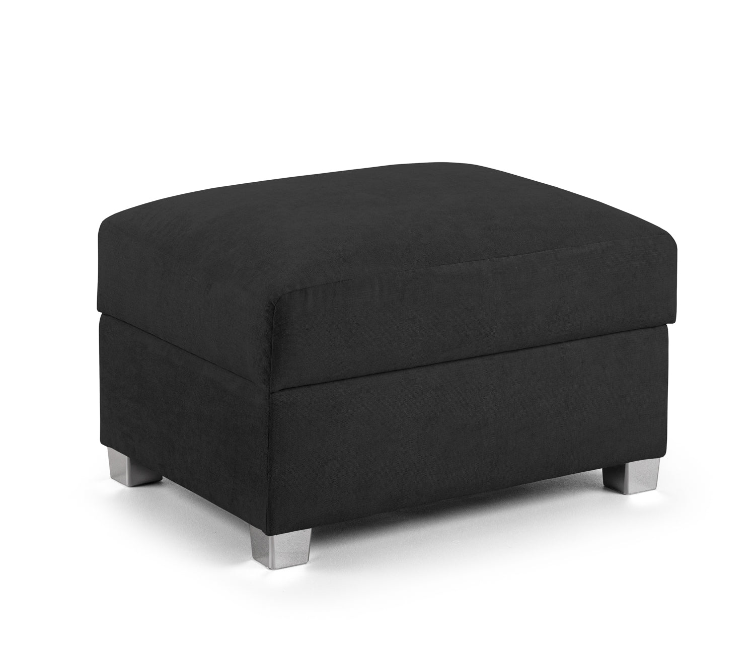 Verona Fullback Sofa Black Footstool