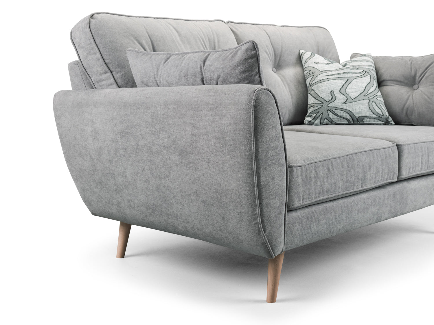 Zinc Sofa Plush Grey 3+2 Set