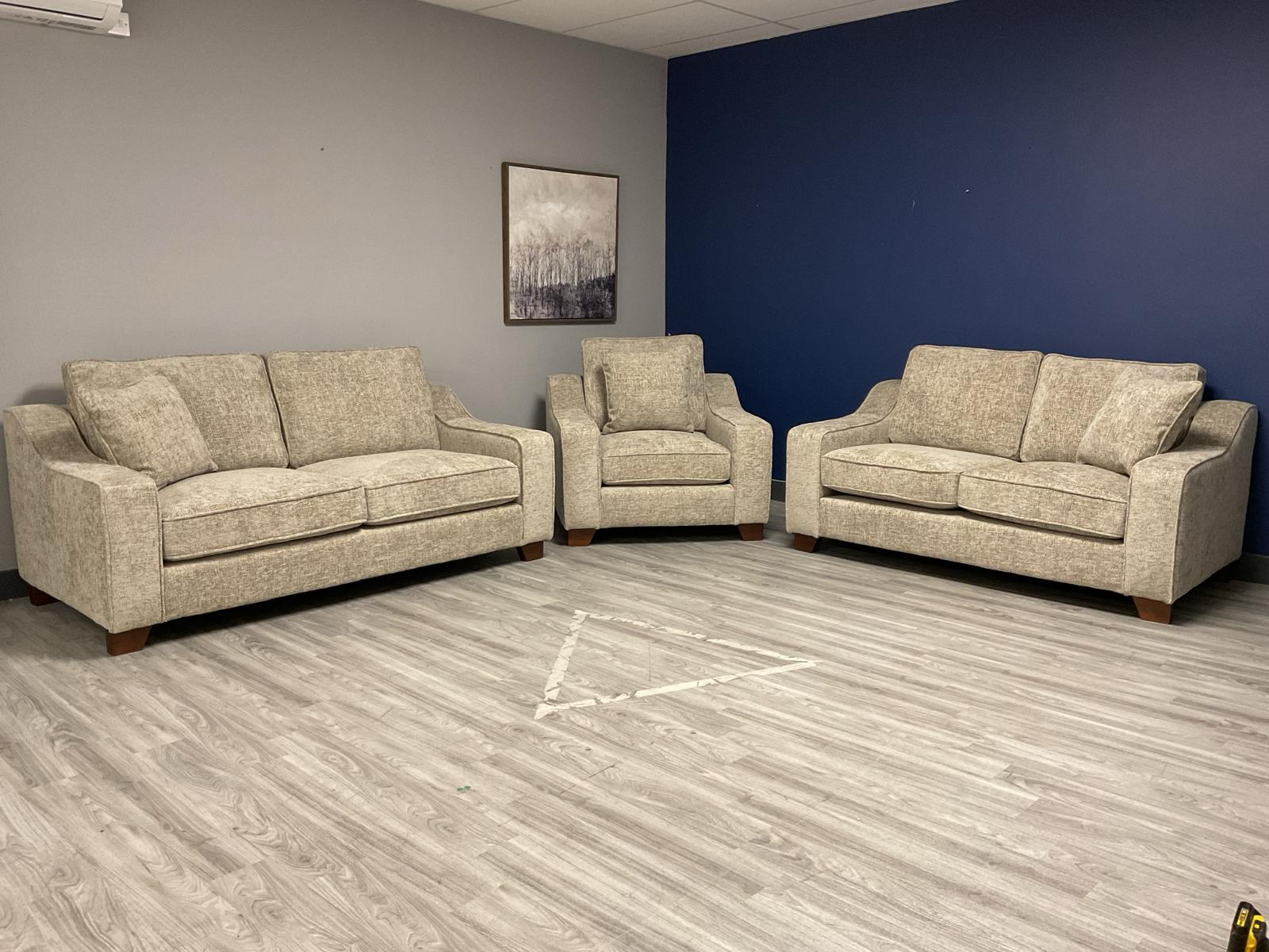 Nebraska 3+2 sofa Set Beige