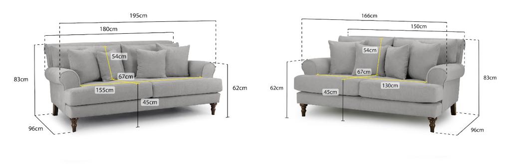 Summer 3 Seater in Elegant Grey