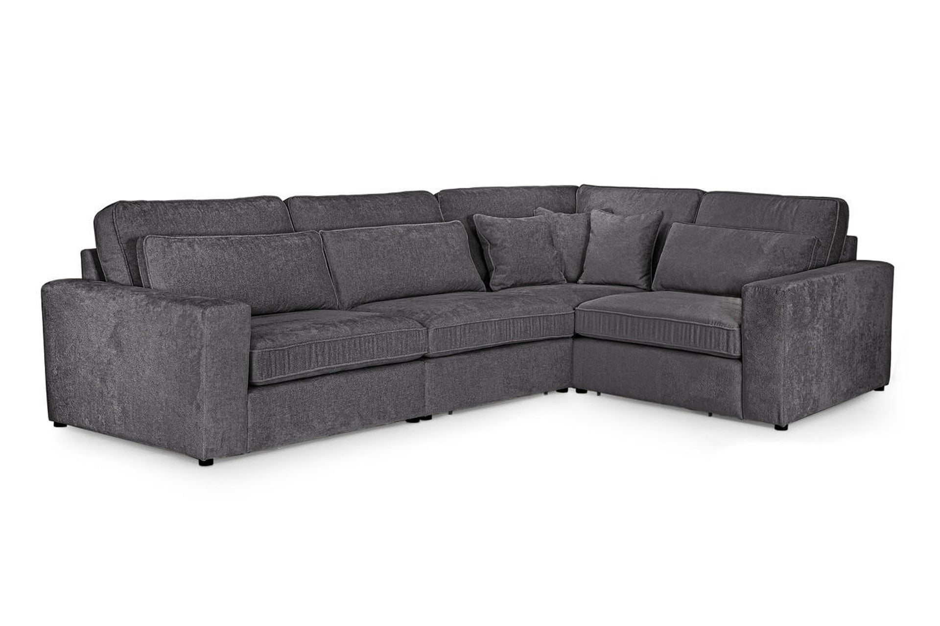 Kiana Grey Modular Sofa - Right Hand Facing Corner