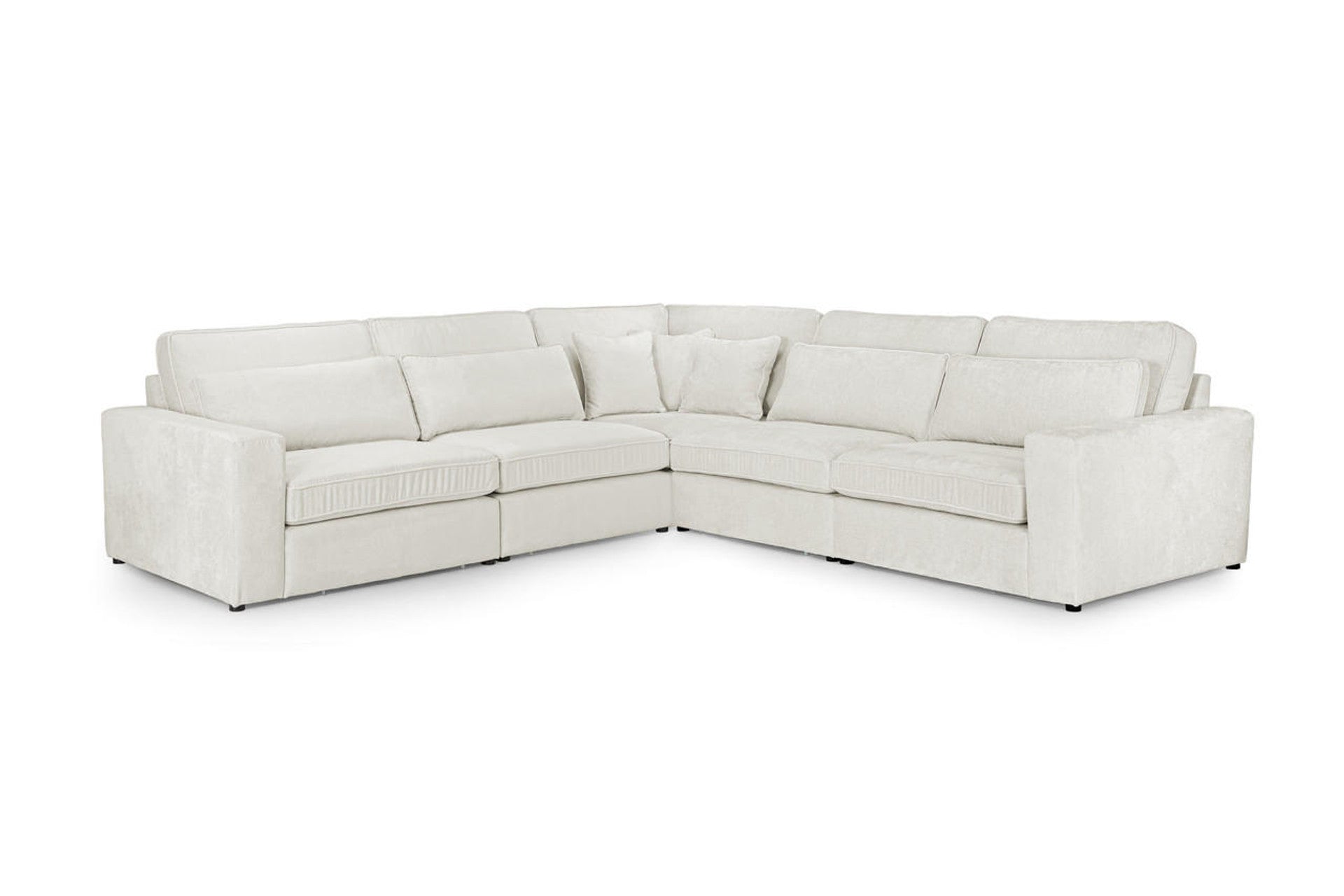 Kiana Ivory Modular 2c2 Large Corner Sofa