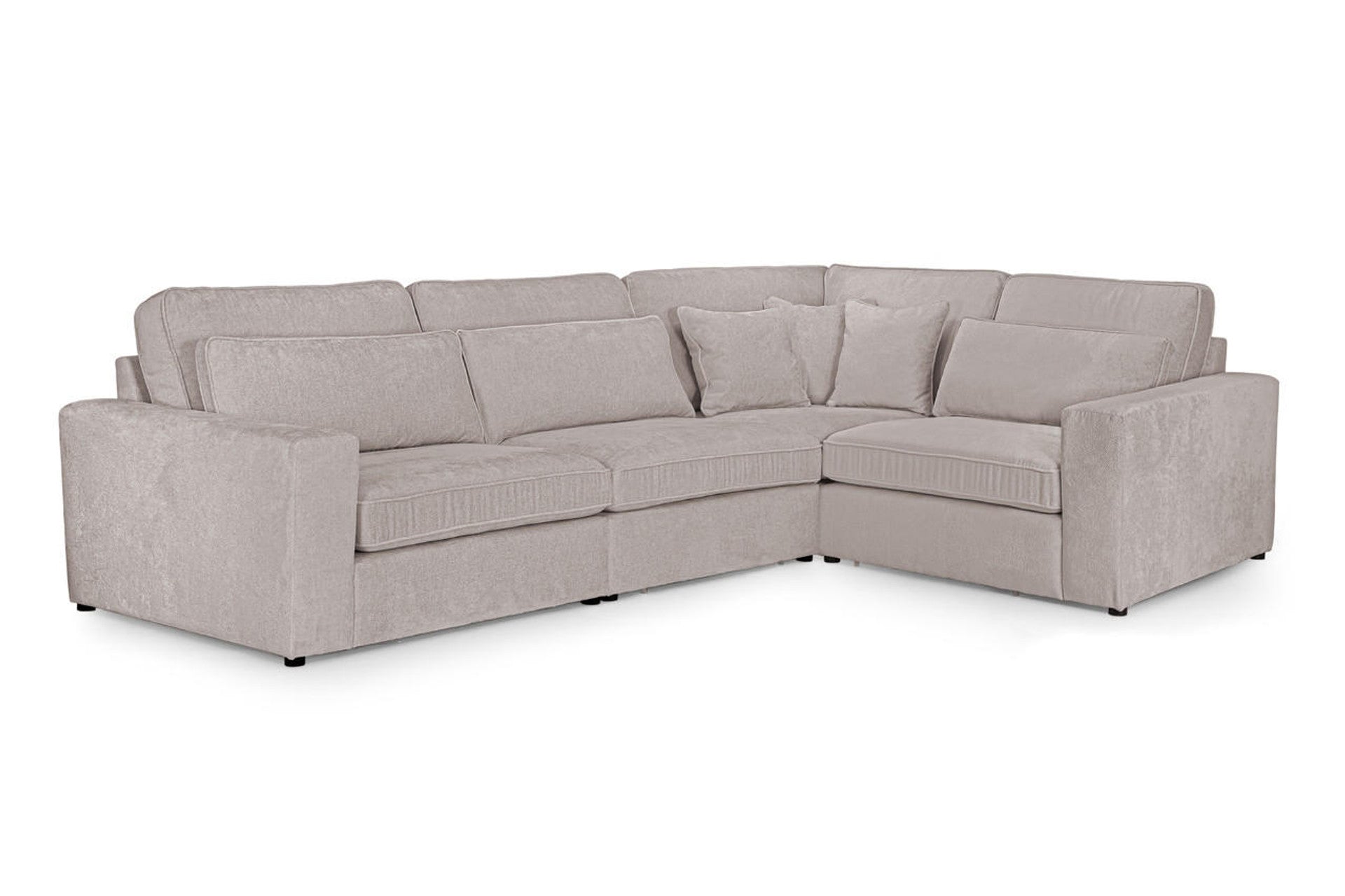 Kiana Mocha Modular Sofa - Left Hand Facing Corner